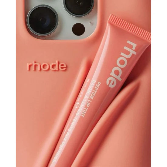 Rhode Lip Case / Fundas Rhode Lip Case-Tono y modelo: Peach Pit, IPhone 15 Pro Max