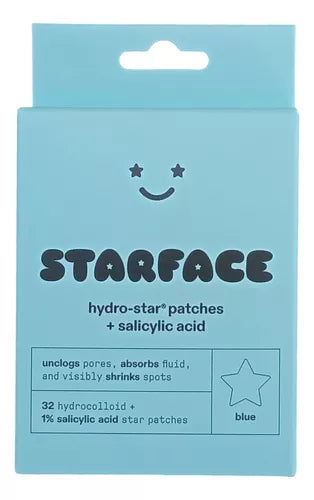 Starface Hydro-Star + Salicylic Acid Pimple Patches Refill - 32 pc-Blue