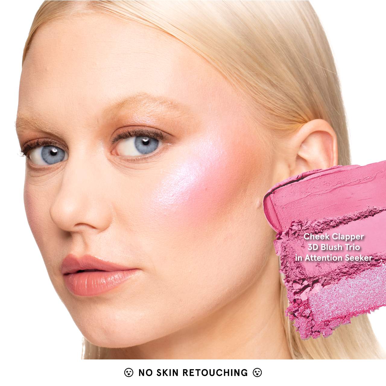 ONE/SIZE by Patrick Starrr On Cheek Clapper 3D Blush Trio Palette