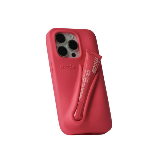 Rhode Lip Case-Tono y modelo: Guava Spritz, IPhone 14 Pro
