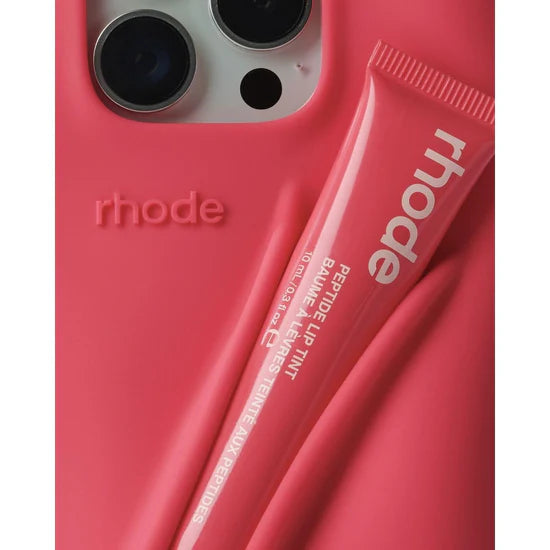 Rhode Lip Case-Tono y modelo: Guava Spritz, IPhone 14 Pro