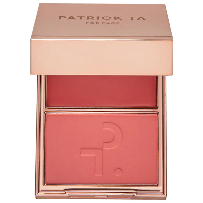 Patrick Ta Double-Take Crème & Powder Blush Duo   Tono: She's That Girl