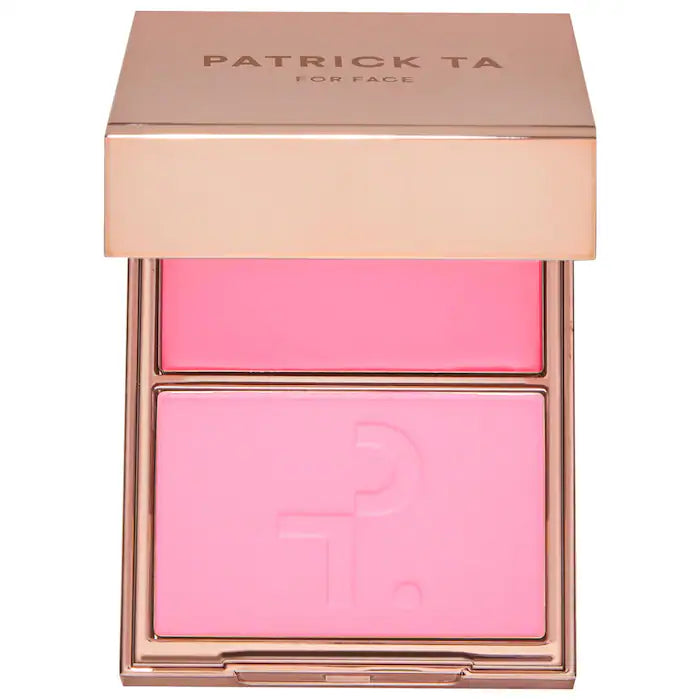 Patrick Ta Double-Take Crème & Powder Blush Duo  Tono: Just Enough