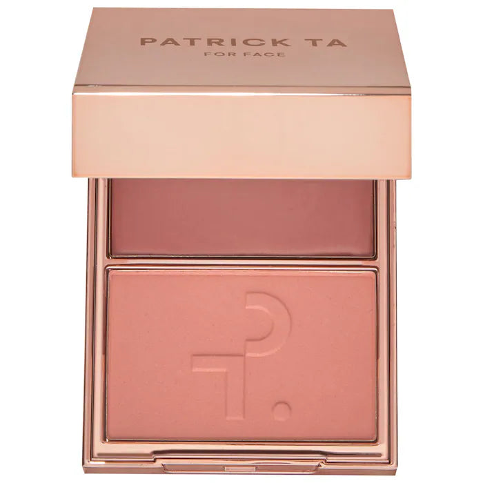 Patrick Ta Double-Take Crème & Powder Blush Duo   Tono: Not Too Much